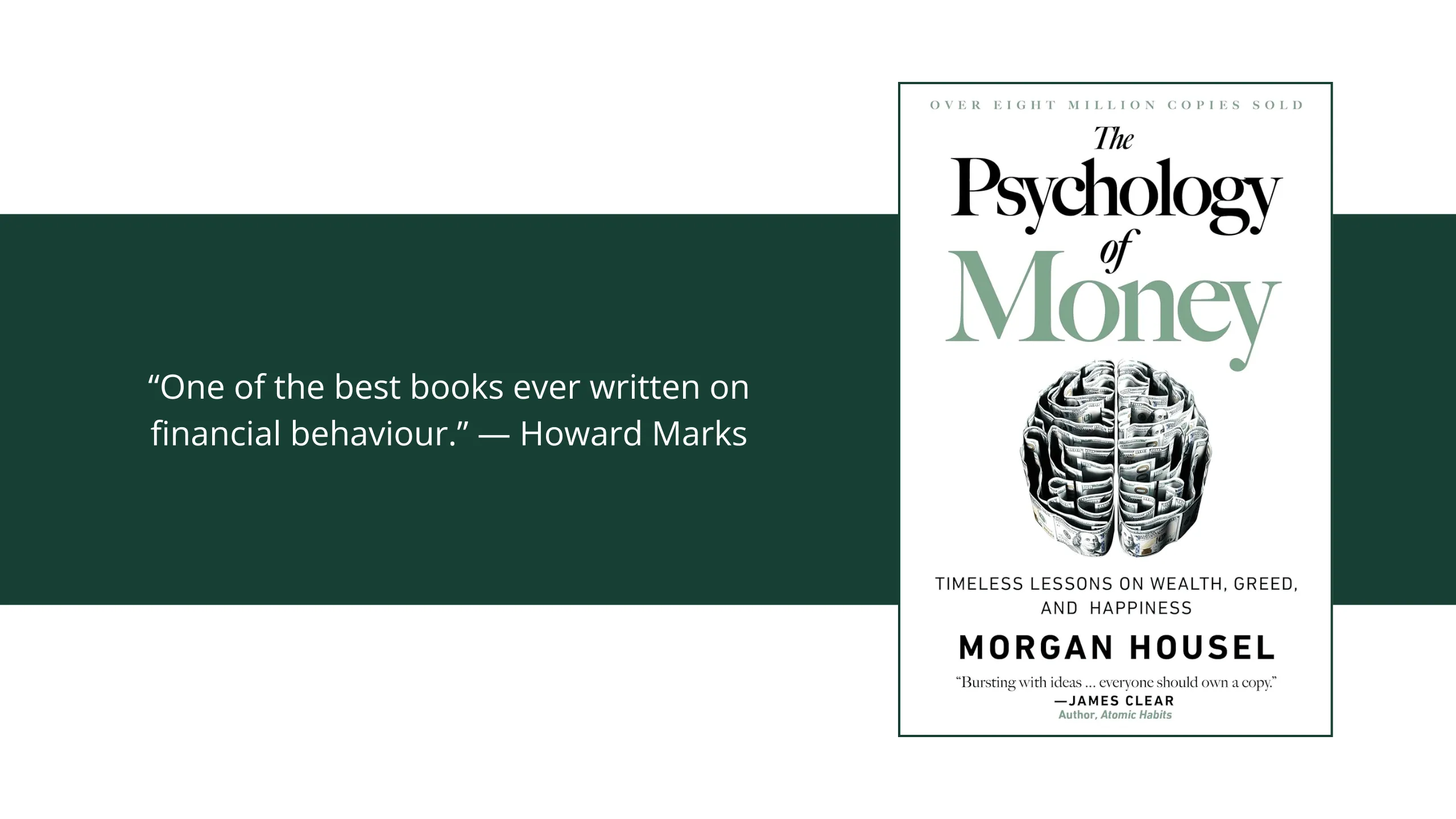 The Psychology of Money by Morgan Housel