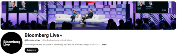 Bloomberg Live on YouTube