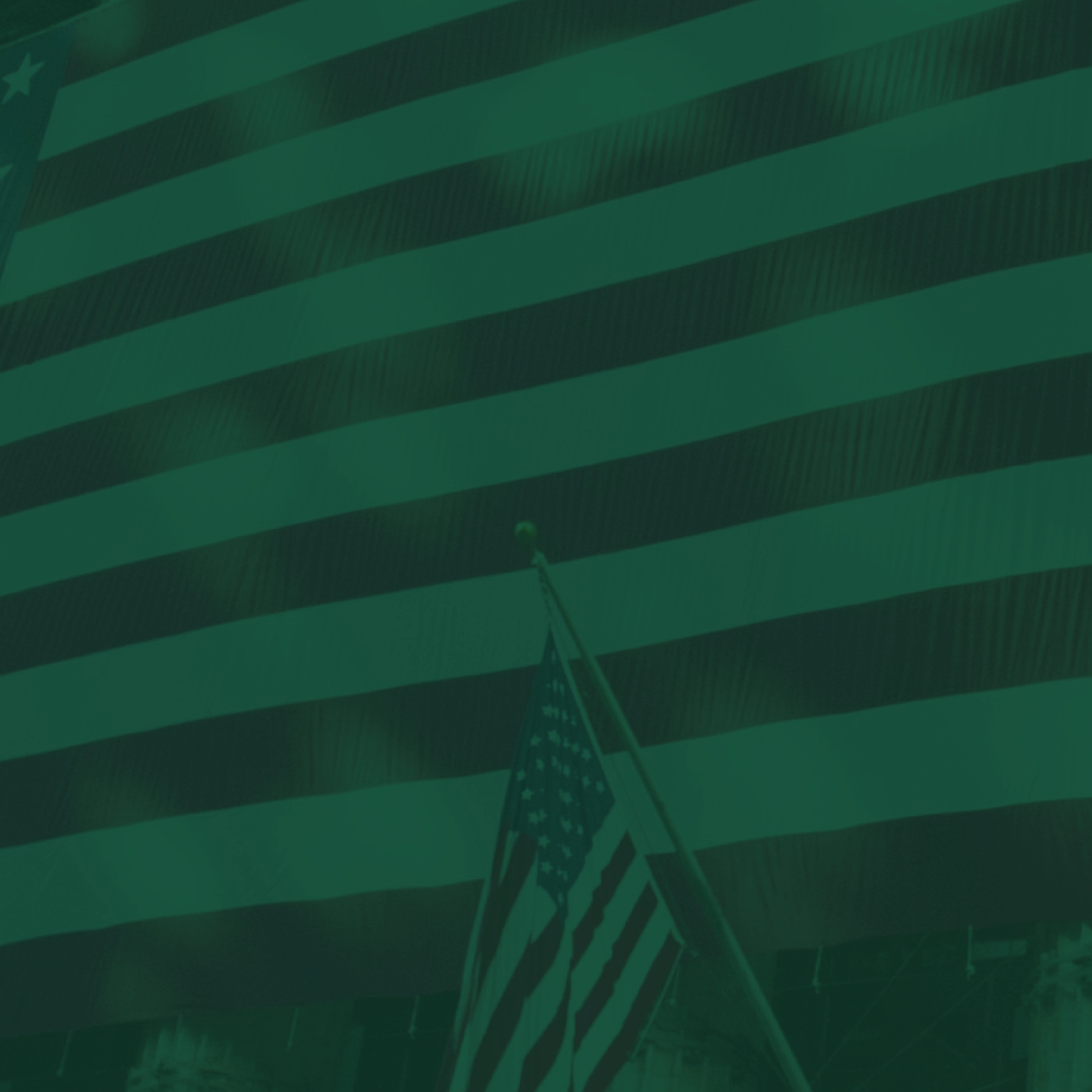 Bandeira dos EUA, representando as Perspetivas Mercados Financeiros