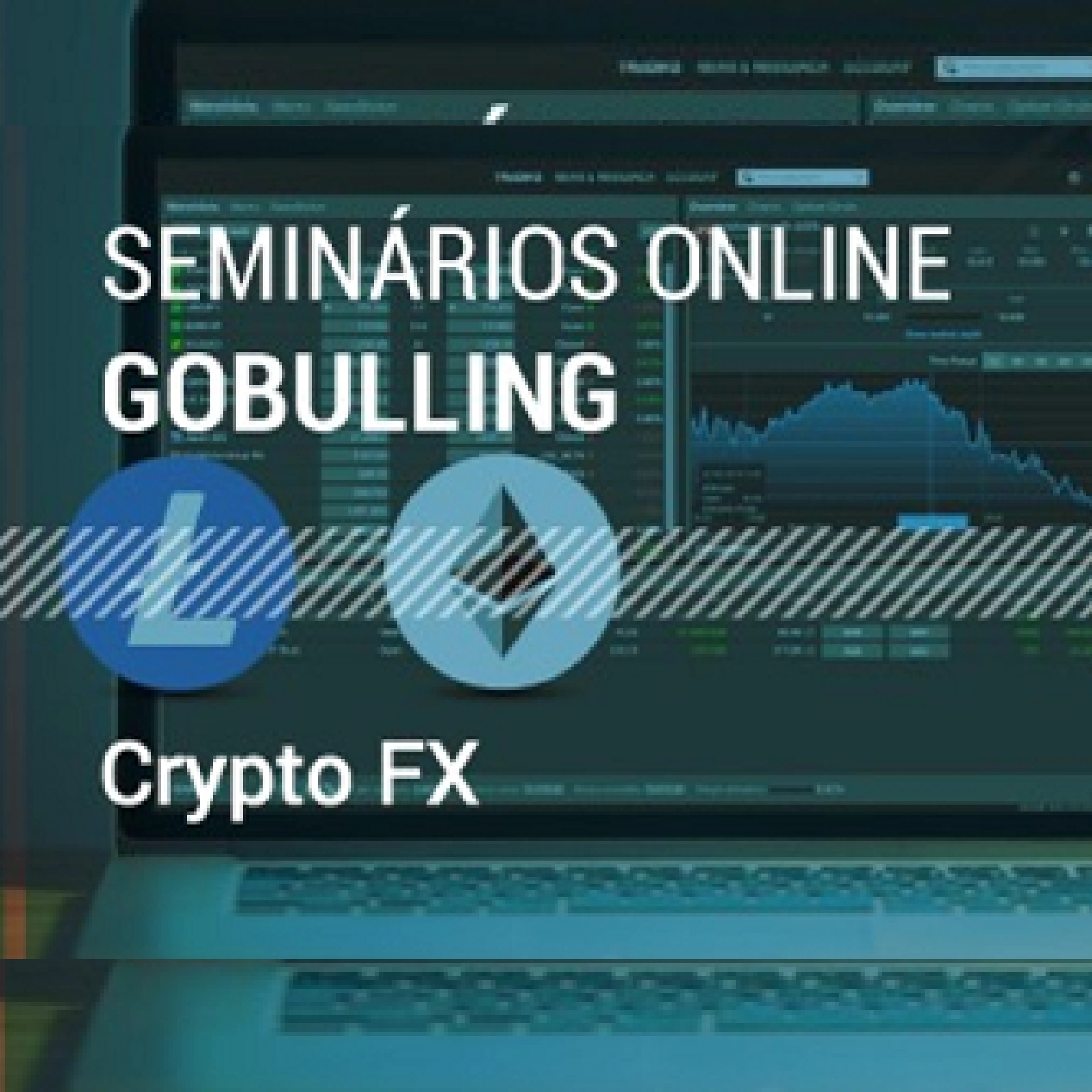 Imagem a patrocinar os seminários da Crypto X