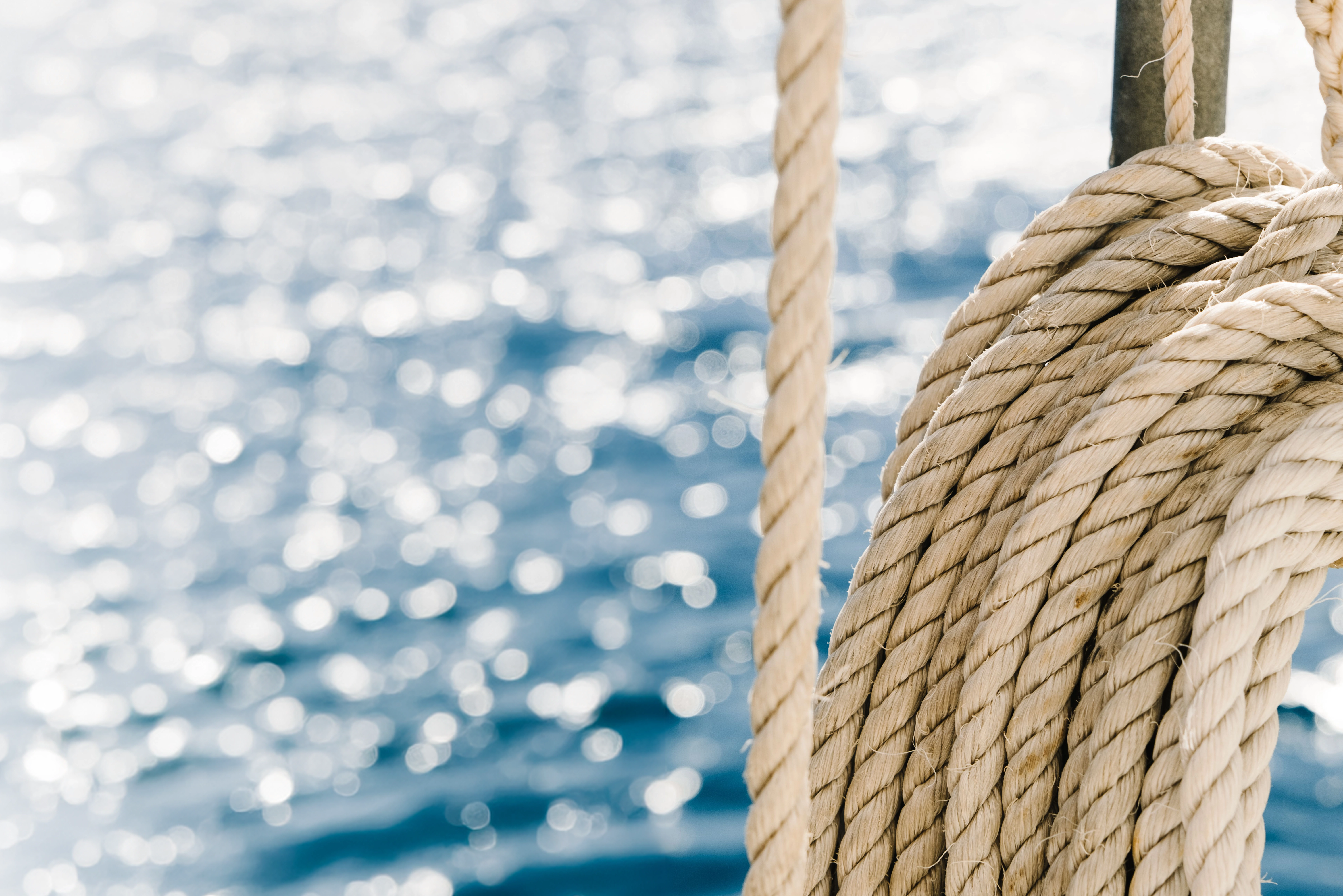 Rope on a boat
