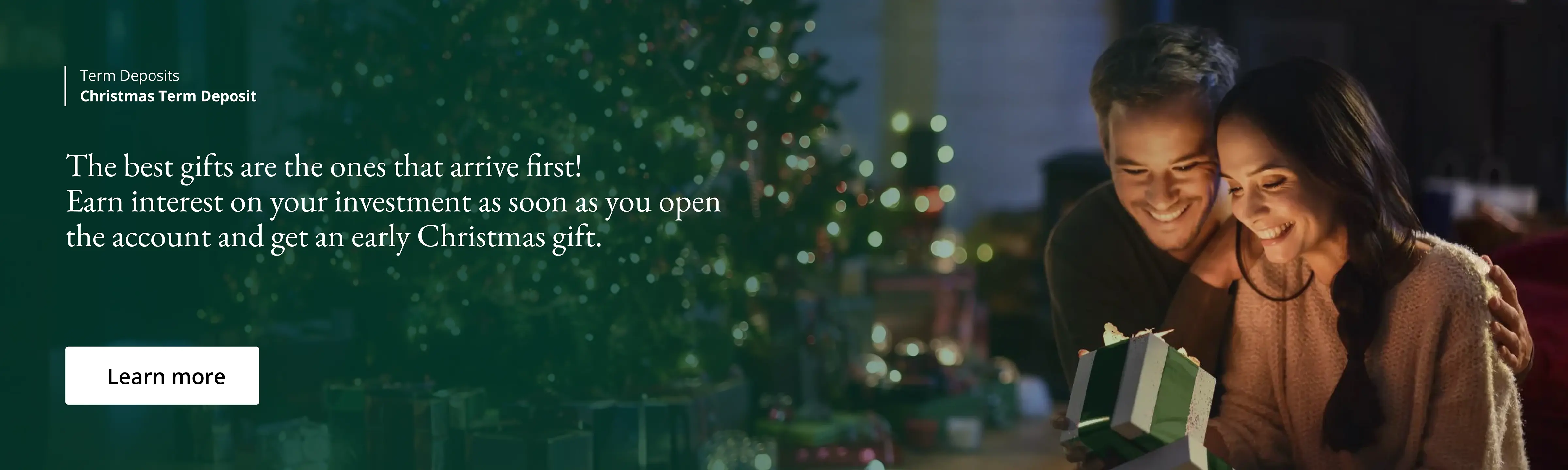 Banner Christmas Term Deposit